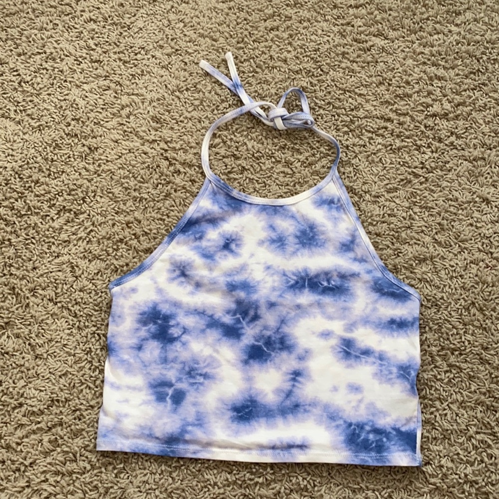 Tie dye halter top